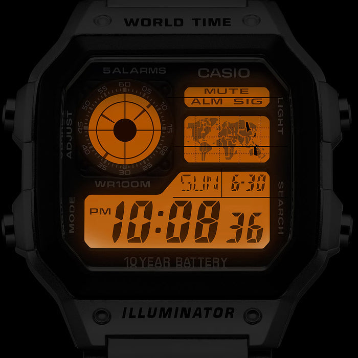 Youth Unisex Quartz Black Dial Digital Stainless Steel Watch D099