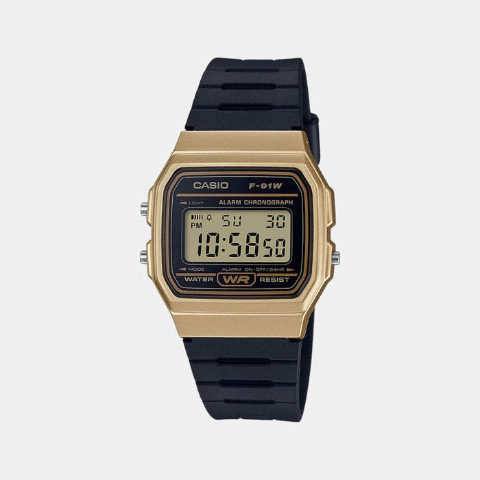 Youth Unisex Quartz Gold Dial Digital Resin Watch D142