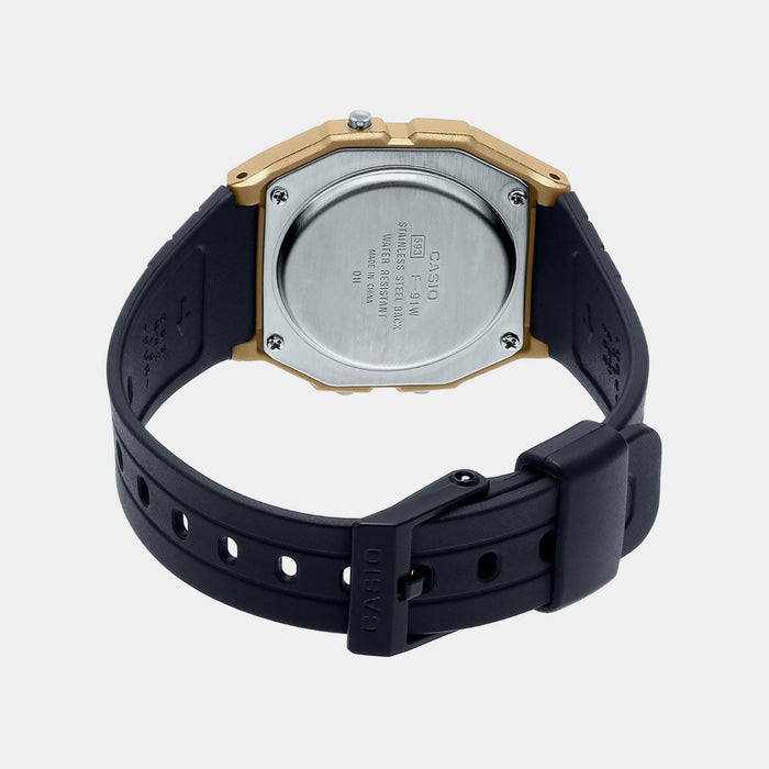 Youth Unisex Quartz Gold Dial Digital Resin Watch D142