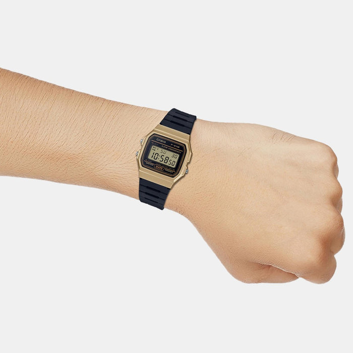 Youth Unisex Quartz Gold Dial Digital Resin Watch D142