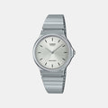 Youth Unisex Quartz Silver Dial Analog Stainless Steel Watch A2296